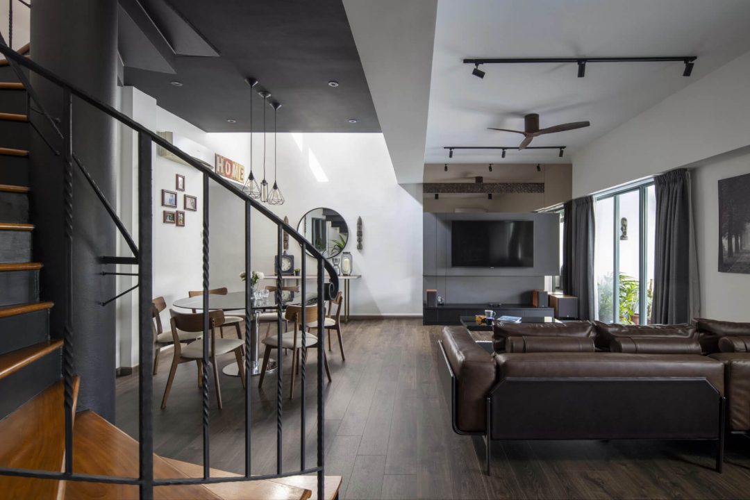 Modern Living Luxury Penthouse Interior Design in Singapore